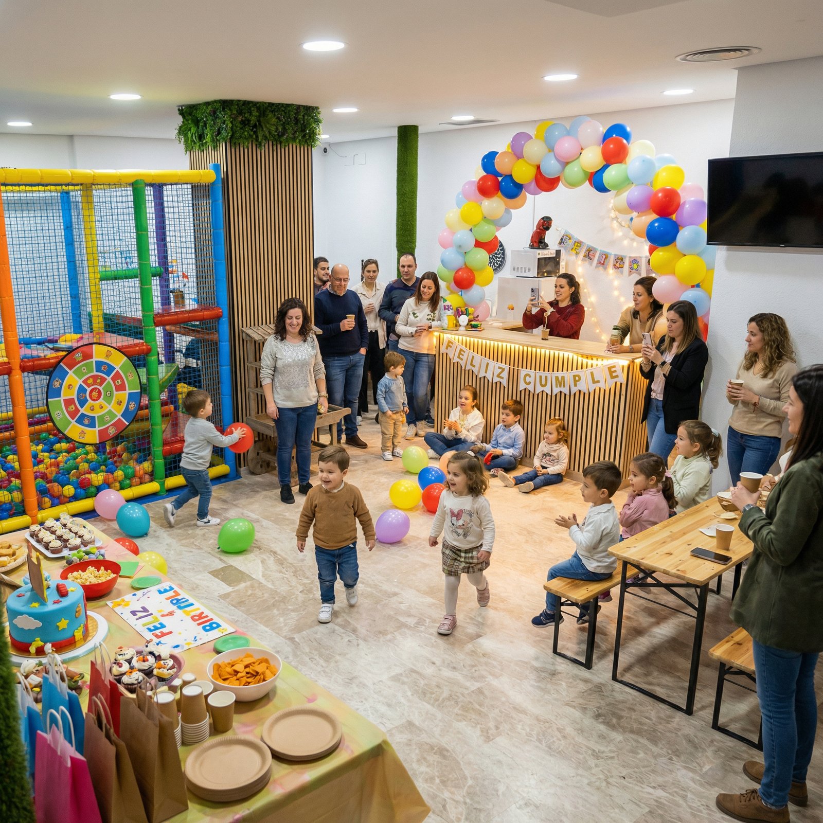 Parque de bolas infantil privado en Los Bermejales